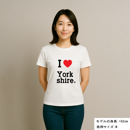 犬 tシャツ 犬イラスト ヨークシャーテリアが好き I Love Yorkshire