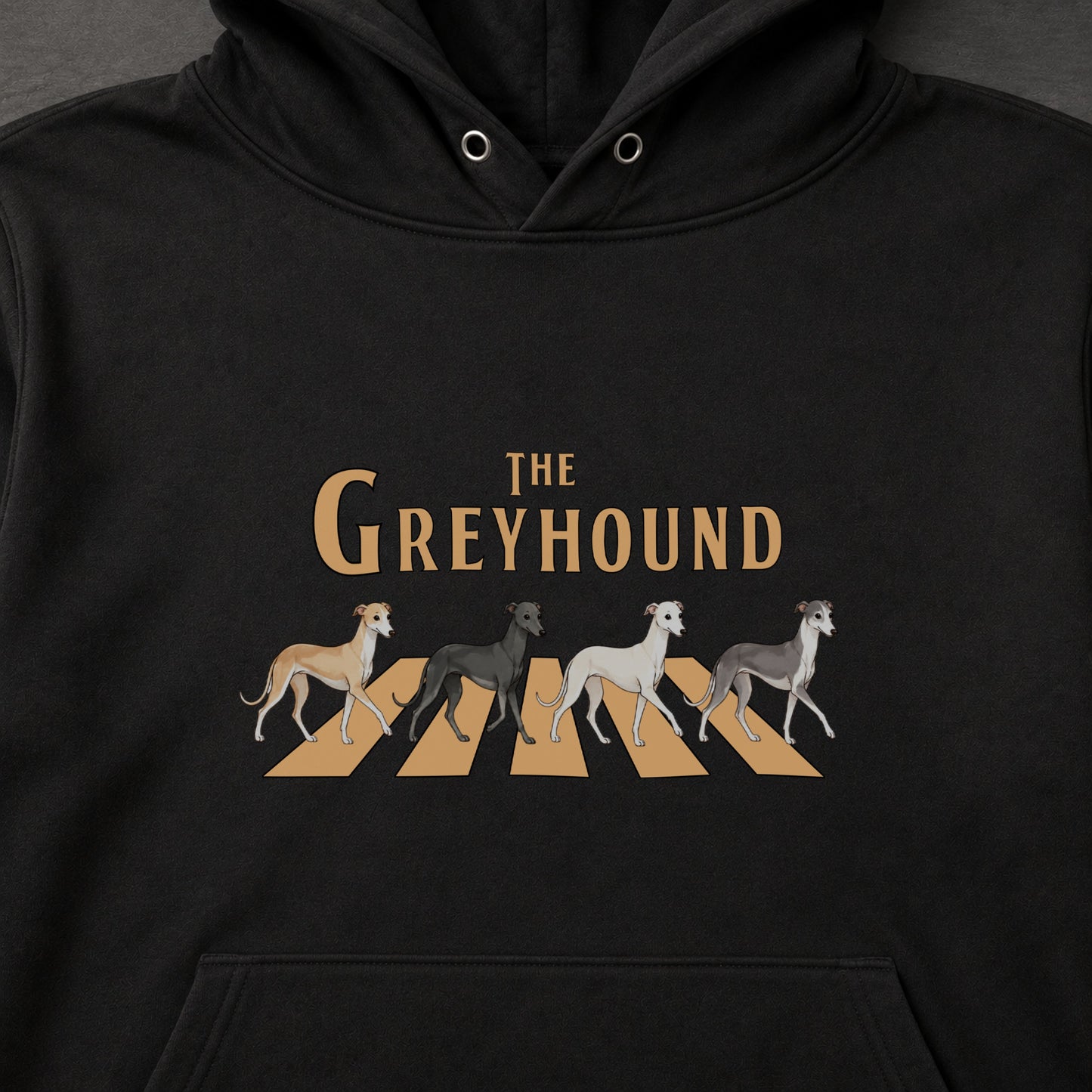 THE GREYHOUND | グレイハウンド 横断歩道 お散歩 スウェット パーカー【犬好き・ギフトに最適】
