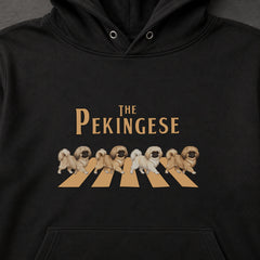 THE PEKINGESE | ペキニーズ 横断歩道 お散歩 スウェット パーカー【犬好き・ギフトに最適】