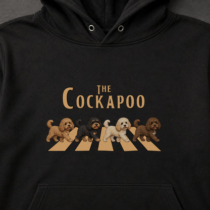 THE COCKAPOO | コッカプー 横断歩道 お散歩 スウェット パーカー【犬好き・ギフトに最適】