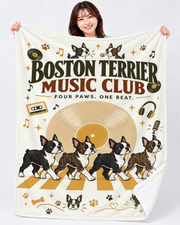 Boston Terrier Music Club ボストンテリアの音楽クラブ | ブランケット