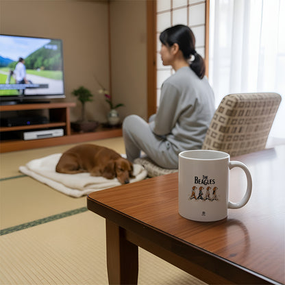 マグカップ 犬イラスト かわいい  The Beagles ビーグル犬 ｜犬好きにおすすめの面白い犬グッズ プレゼントにも最適