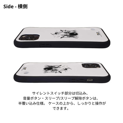 ケース いぬ 犬 イラスト  ドラムを叩く柴犬 柴犬 ケース iPhone8, SE2, SE3 ~ ケースiPhone17シリーズ