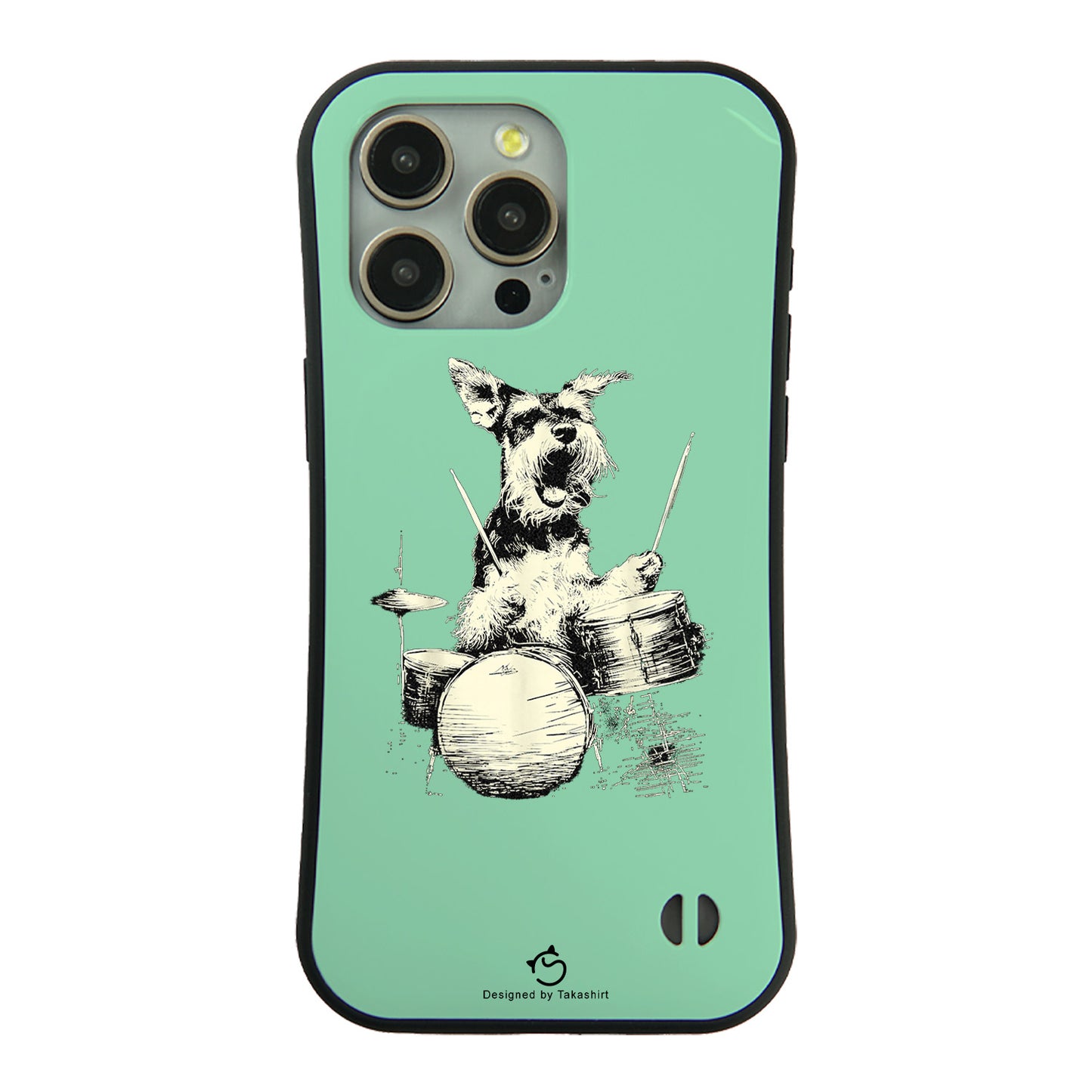 ケース いぬ 犬 イラスト  犬 エコ バッグ シュナウザー ドラム ケース iPhone8, SE2, SE3 ~ ケースiPhone17シリーズ