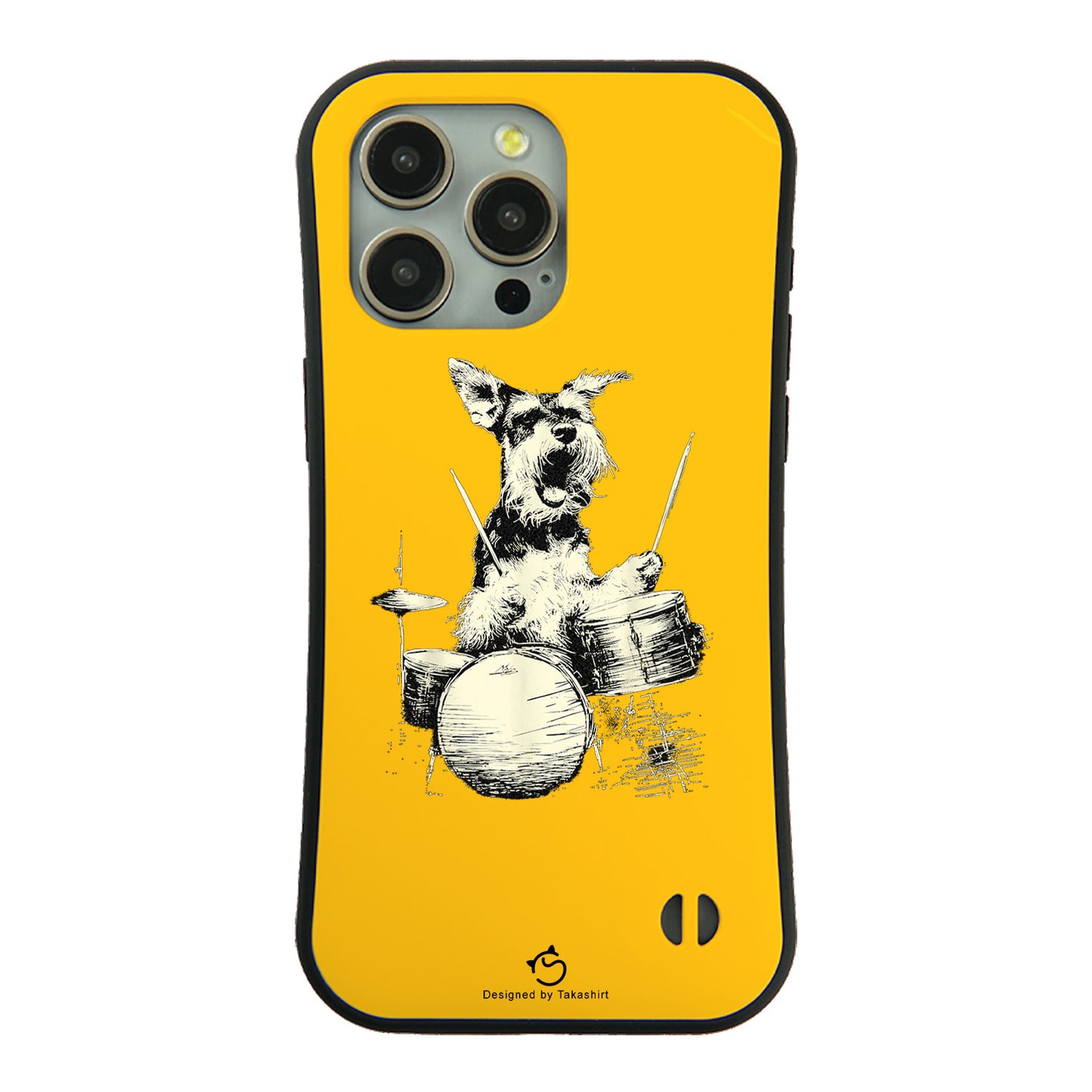 ケース いぬ 犬 イラスト  犬 エコ バッグ シュナウザー ドラム ケース iPhone8, SE2, SE3 ~ ケースiPhone17シリーズ