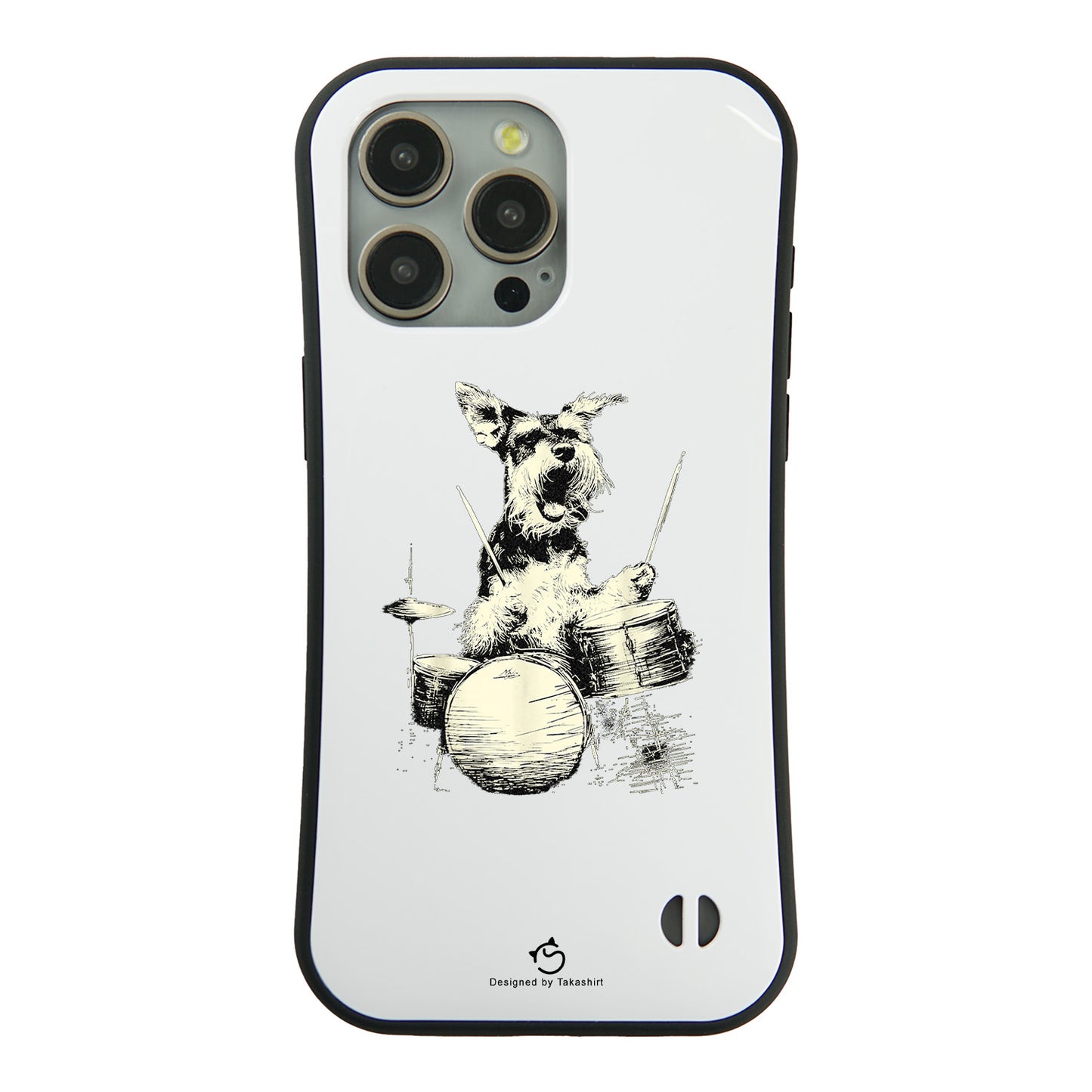 ケース いぬ 犬 イラスト  犬 エコ バッグ シュナウザー ドラム ケース iPhone8, SE2, SE3 ~ ケースiPhone17シリーズ