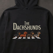 ダックスフンド (Dachshund) バックプリント パーカー