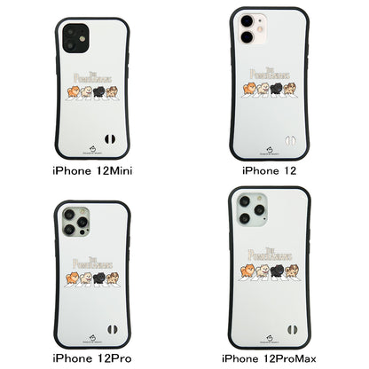 ケース いぬ 犬 イラスト THE POMERANIANS ケース iPhone8, SE2, SE3 ~ ケースiPhone17シリーズ