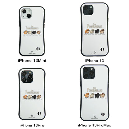 ケース いぬ 犬 イラスト THE POMERANIANS ケース iPhone8, SE2, SE3 ~ ケースiPhone17シリーズ
