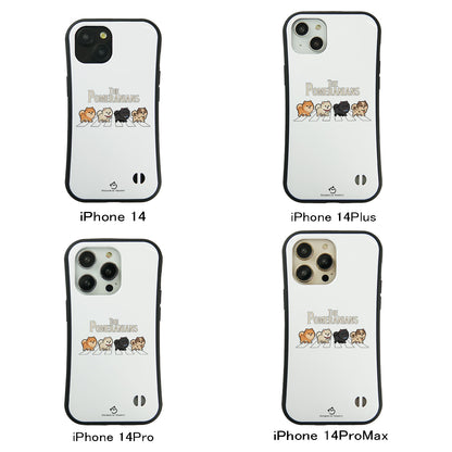 ケース いぬ 犬 イラスト THE POMERANIANS ケース iPhone8, SE2, SE3 ~ ケースiPhone17シリーズ