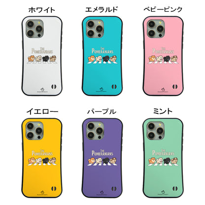 ケース いぬ 犬 イラスト THE POMERANIANS ケース iPhone8, SE2, SE3 ~ ケースiPhone17シリーズ