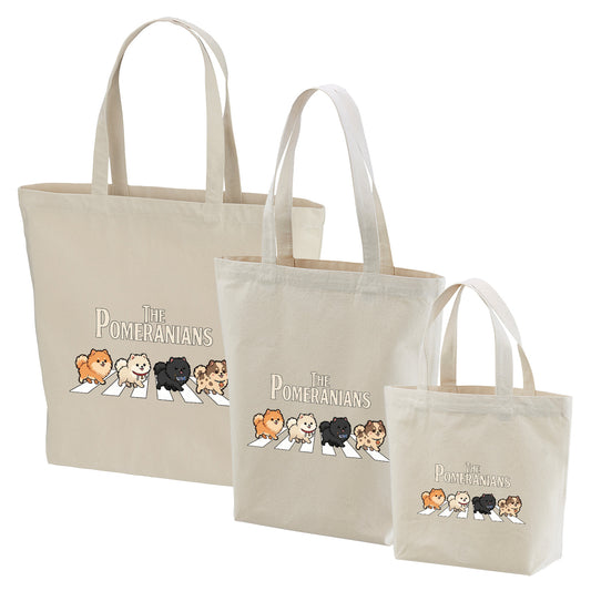 犬トート バッグ 犬 エコ バッグ THE POMERANIANS