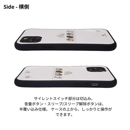 ケース いぬ 犬 イラスト THE PUGS ケース iPhone8, SE2, SE3 ~ ケースiPhone17シリーズ