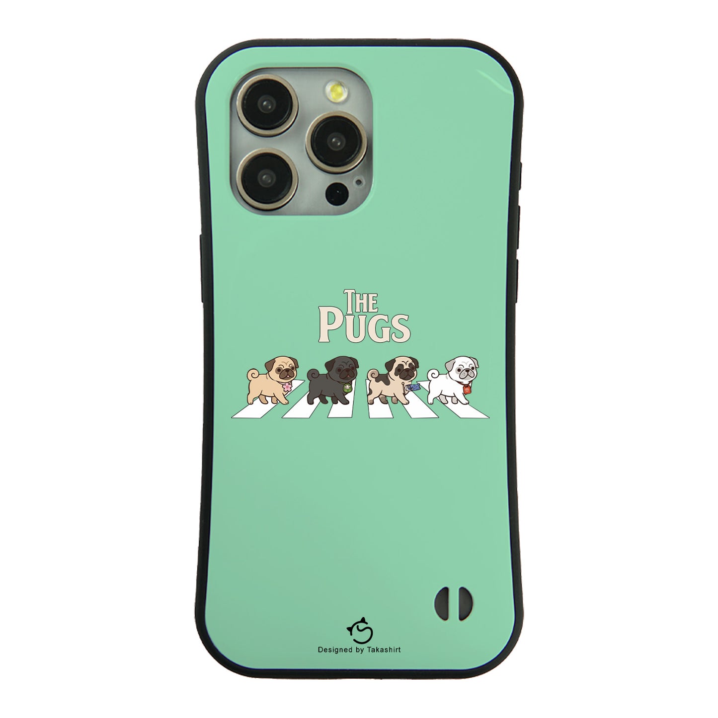 ケース いぬ 犬 イラスト THE PUGS ケース iPhone8, SE2, SE3 ~ ケースiPhone17シリーズ
