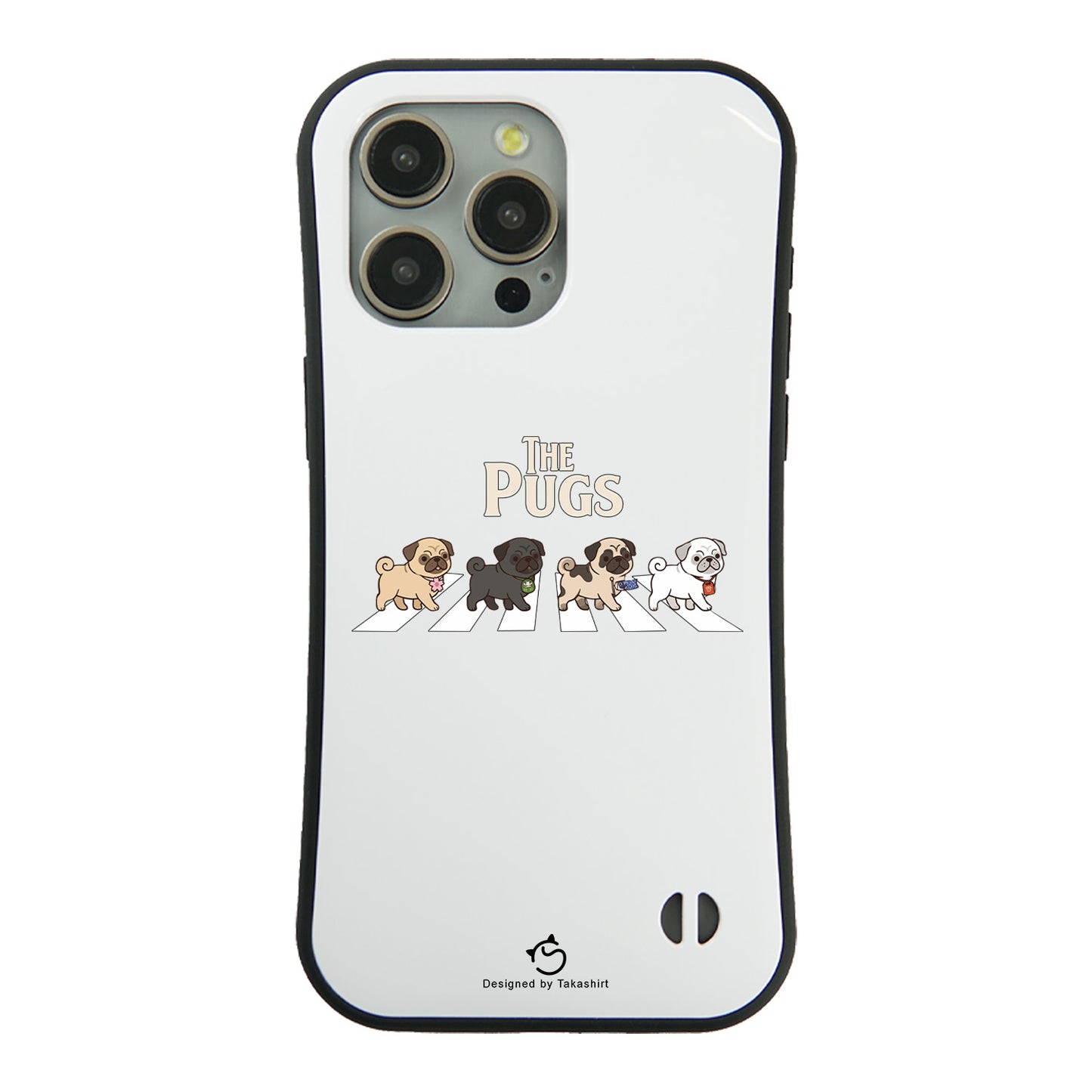 ケース いぬ 犬 イラスト THE PUGS ケース iPhone8, SE2, SE3 ~ ケースiPhone17シリーズ