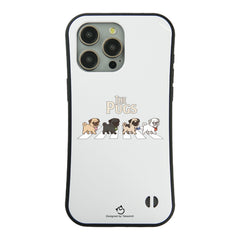 ケース いぬ 犬 イラスト THE PUGS ケース iPhone8, SE2, SE3 ~ ケースiPhone17シリーズ