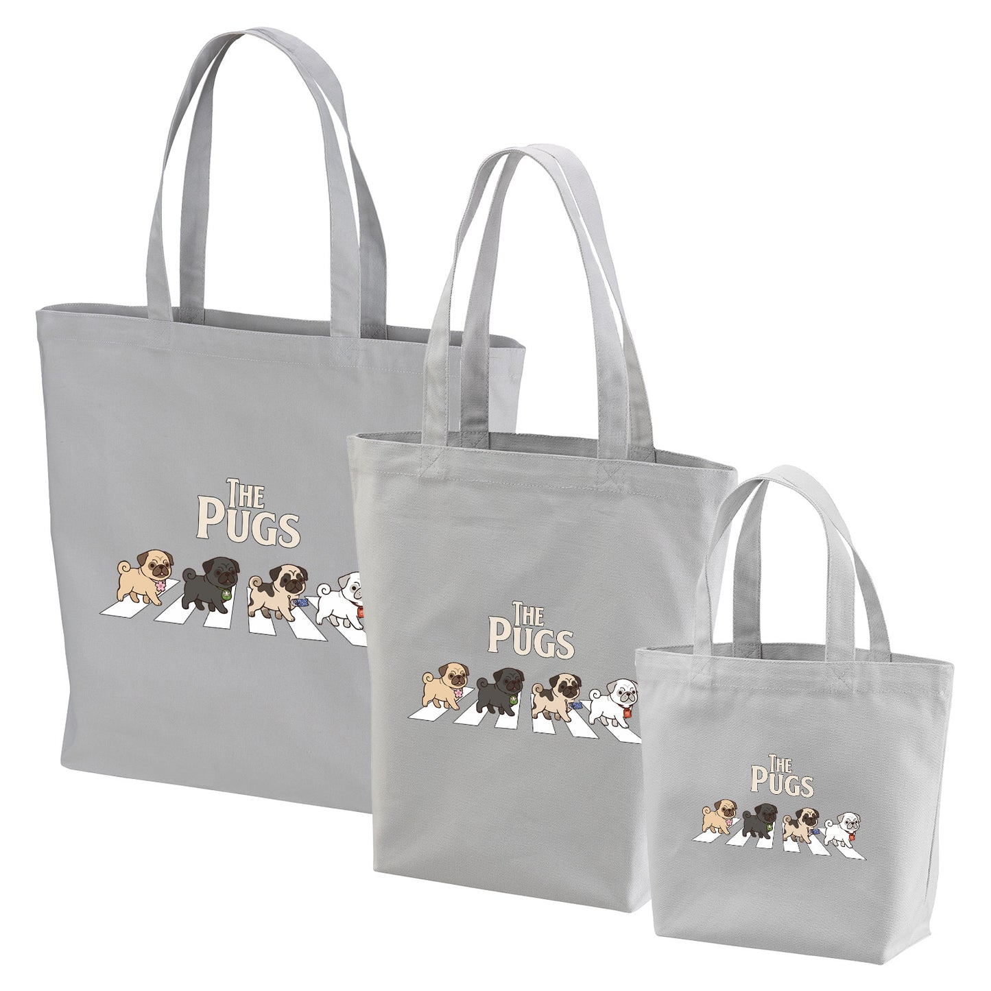 犬トート バッグ 犬 エコ バッグ THE PUGS
