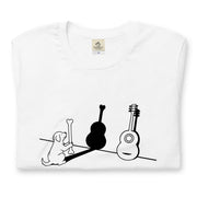 犬ギター 犬Tシャツ｜音楽好きに人気