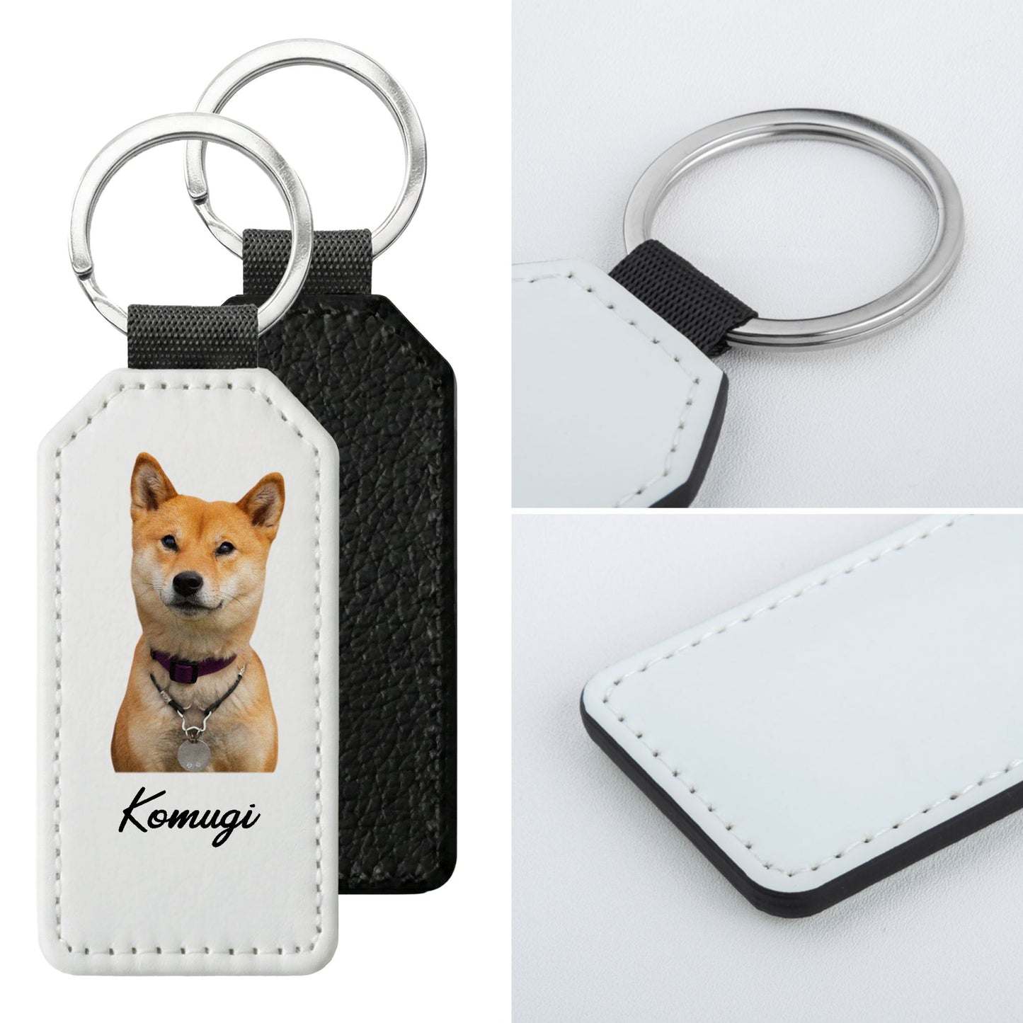 【名入れ対応】ペット写真キーホルダー｜犬・猫オリジナル写真入り｜うちの子グッズ・誕生日ギフトに人気 | Inujoy