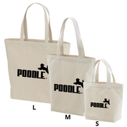 犬トート バッグ 犬 エコ バッグ トイプードル犬  POODLE