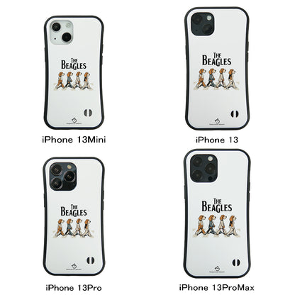 ケース いぬ 犬 イラスト  The Beagles ビーグル犬 ケース iPhone8, SE2, SE3 ~ ケースiPhone17シリーズ