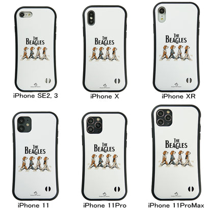 ケース いぬ 犬 イラスト  The Beagles ビーグル犬 ケース iPhone8, SE2, SE3 ~ ケースiPhone17シリーズ