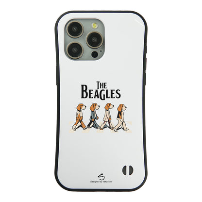 ケース いぬ 犬 イラスト  The Beagles ビーグル犬 ケース iPhone8, SE2, SE3 ~ ケースiPhone17シリーズ