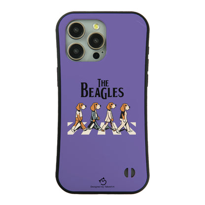 ケース いぬ 犬 イラスト  The Beagles ビーグル犬 ケース iPhone8, SE2, SE3 ~ ケースiPhone17シリーズ