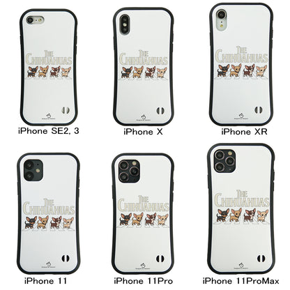 ケース いぬ 犬 イラスト  THE CHIHUAHUAS ケース iPhone8, SE2, SE3 ~ ケースiPhone17シリーズ