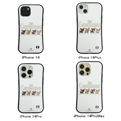 ケース いぬ 犬 イラスト  THE CHIHUAHUAS ケース iPhone8, SE2, SE3 ~ ケースiPhone17シリーズ