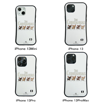 ケース いぬ 犬 イラスト  THE CHIHUAHUAS ケース iPhone8, SE2, SE3 ~ ケースiPhone17シリーズ