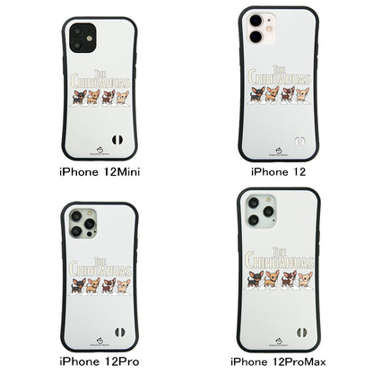 ケース いぬ 犬 イラスト  THE CHIHUAHUAS ケース iPhone8, SE2, SE3 ~ ケースiPhone17シリーズ