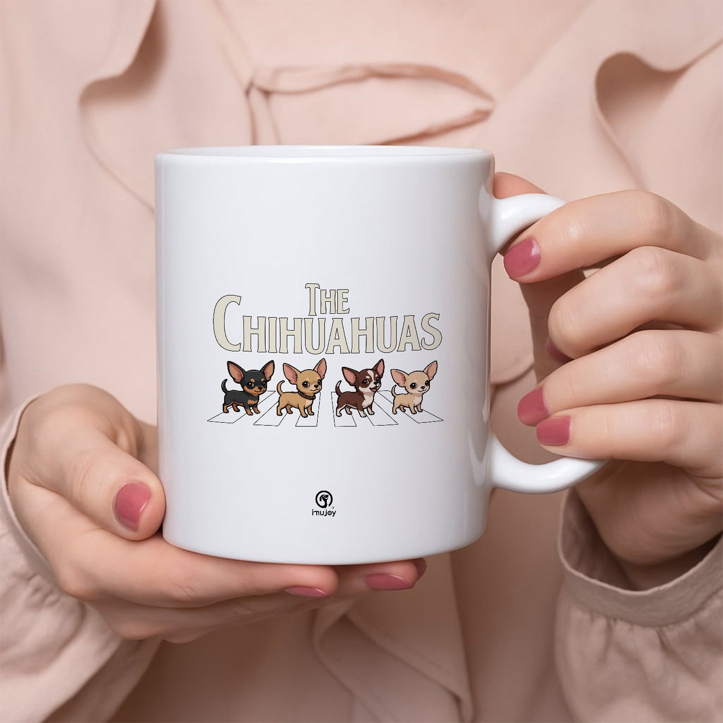 マグカップ 犬イラスト かわいい THE CHIHUAHUAS ｜犬好きにおすすめの面白い犬グッズ プレゼントにも最適