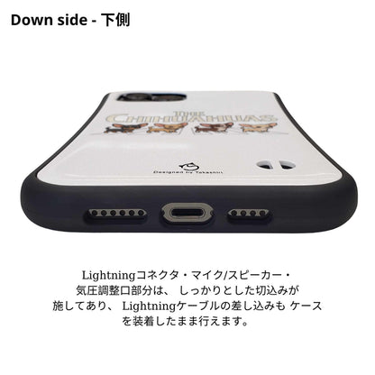 ケース いぬ 犬 イラスト  THE CHIHUAHUAS ケース iPhone8, SE2, SE3 ~ ケースiPhone17シリーズ