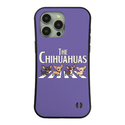 ケース いぬ 犬 イラスト  THE CHIHUAHUAS ケース iPhone8, SE2, SE3 ~ ケースiPhone17シリーズ