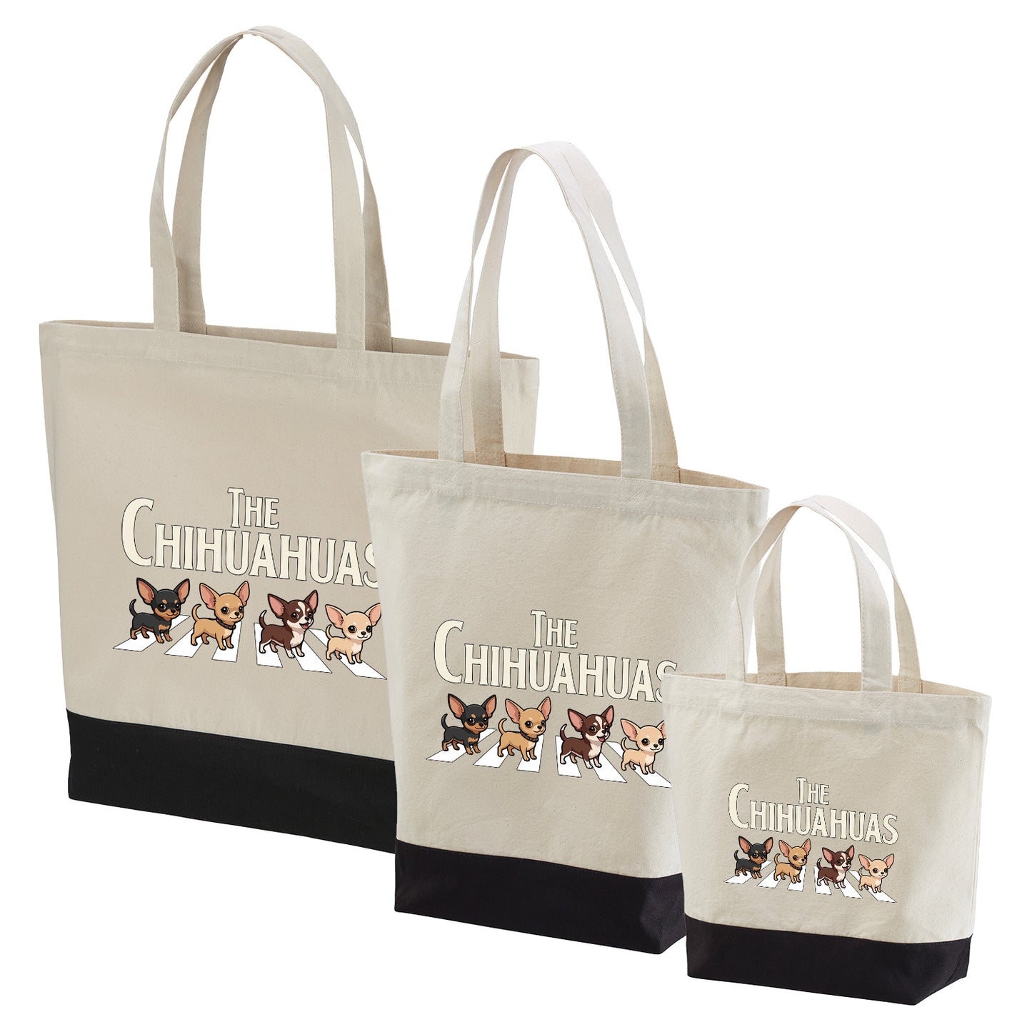 犬トート バッグ 犬 エコ バッグ THE CHIHUAHUAS