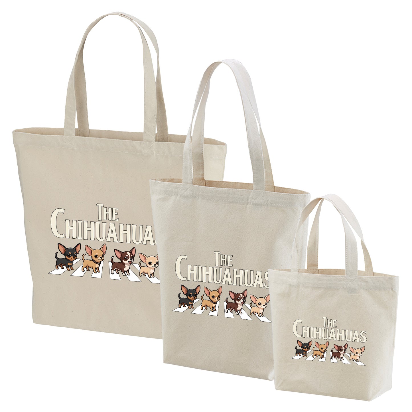 犬トート バッグ 犬 エコ バッグ THE CHIHUAHUAS