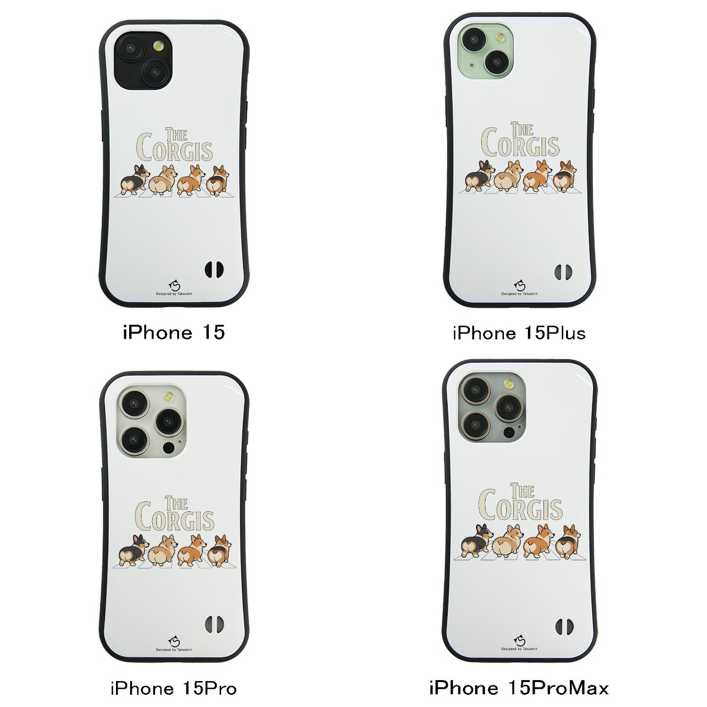 ケース いぬ 犬 イラスト  THE CORGISケース iPhone8, SE2, SE3 ~ ケースiPhone17シリーズ