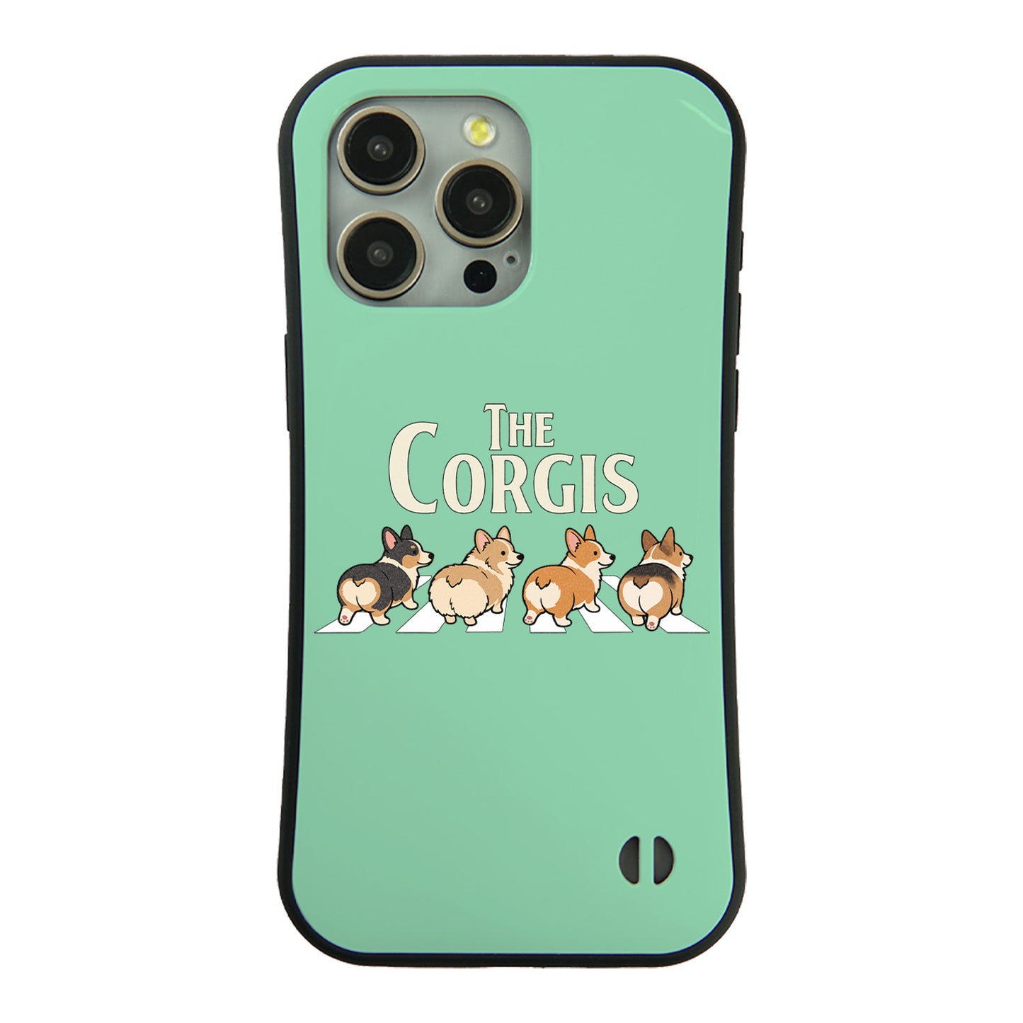 ケース いぬ 犬 イラスト  THE CORGISケース iPhone8, SE2, SE3 ~ ケースiPhone17シリーズ