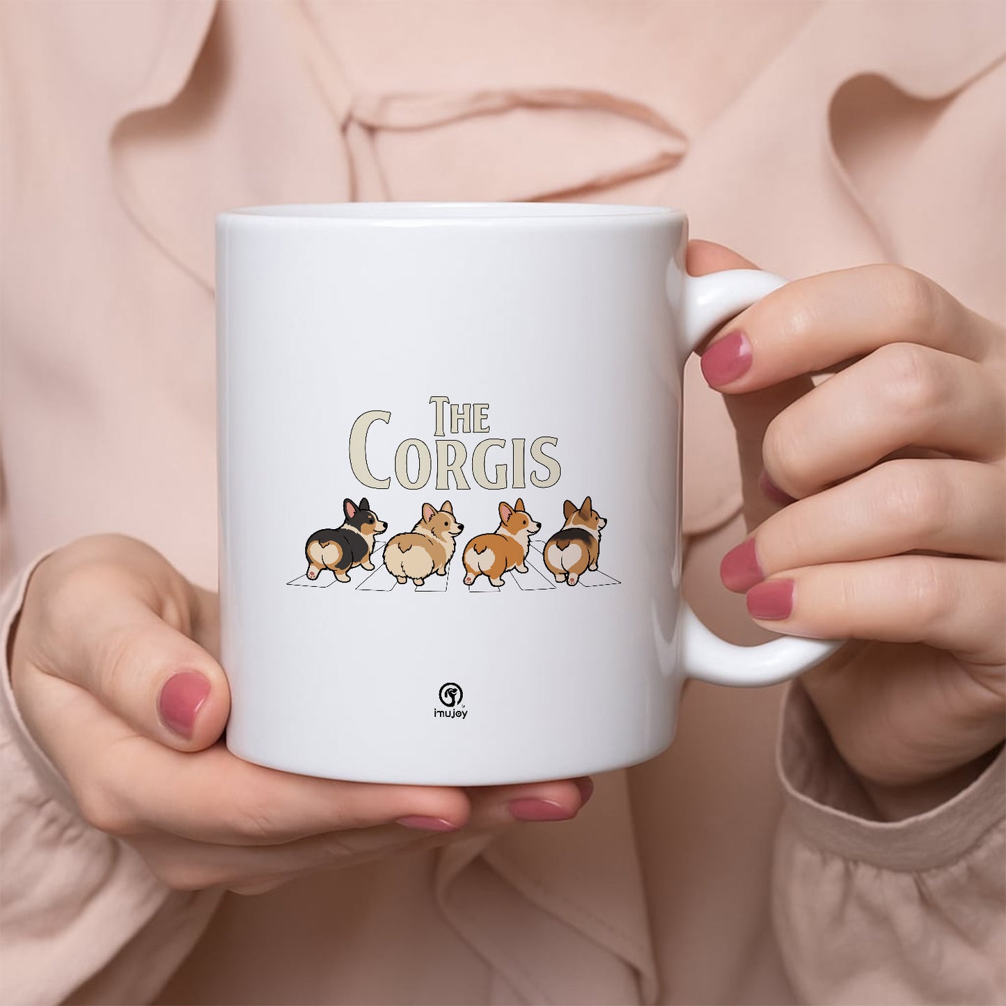 マグカップ 犬イラスト かわいい THE CORGIS｜犬好きにおすすめの面白い犬グッズ プレゼントにも最適