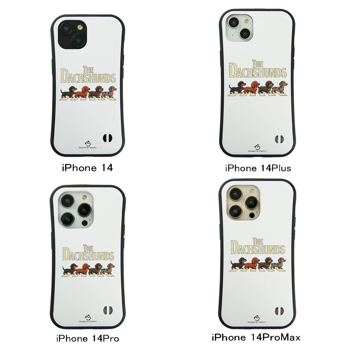 ケース いぬ 犬 イラスト  THE DACHSHUNDS ケース iPhone8, SE2, SE3 ~ ケースiPhone17シリーズ