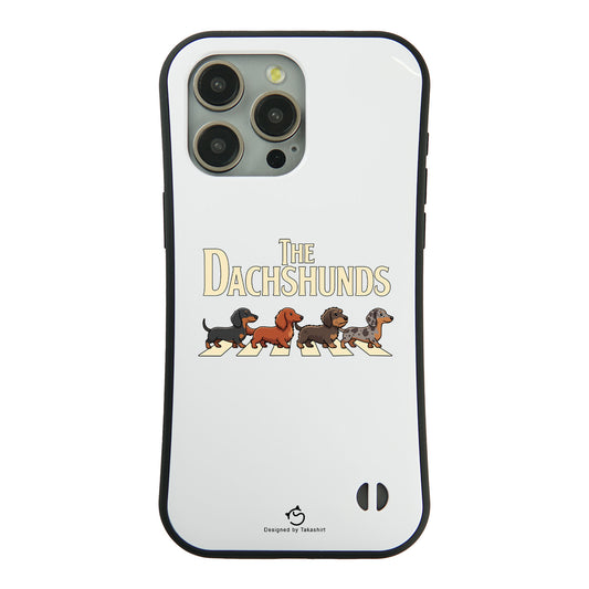 ケース いぬ 犬 イラスト  THE DACHSHUNDS ケース iPhone8, SE2, SE3 ~ ケースiPhone17シリーズ