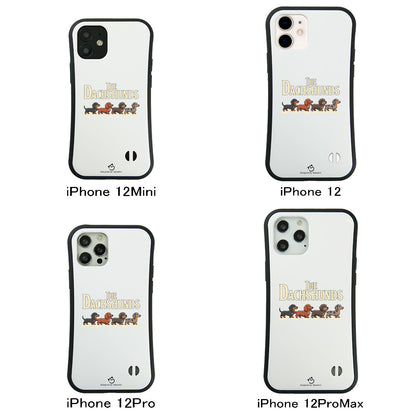 ケース いぬ 犬 イラスト  THE DACHSHUNDS ケース iPhone8, SE2, SE3 ~ ケースiPhone17シリーズ