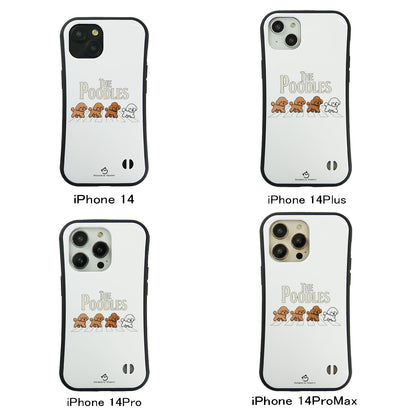 ケース いぬ 犬 イラスト The-Poodles_17 ケース iPhone8, SE2, SE3 ~ ケースiPhone17シリーズ