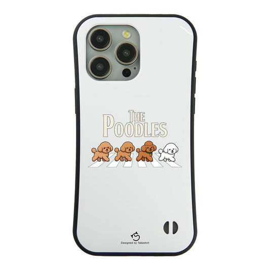 ケース いぬ 犬 イラスト The-Poodles_17 ケース iPhone8, SE2, SE3 ~ ケースiPhone17シリーズ