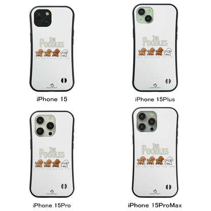 ケース いぬ 犬 イラスト The-Poodles_17 ケース iPhone8, SE2, SE3 ~ ケースiPhone17シリーズ