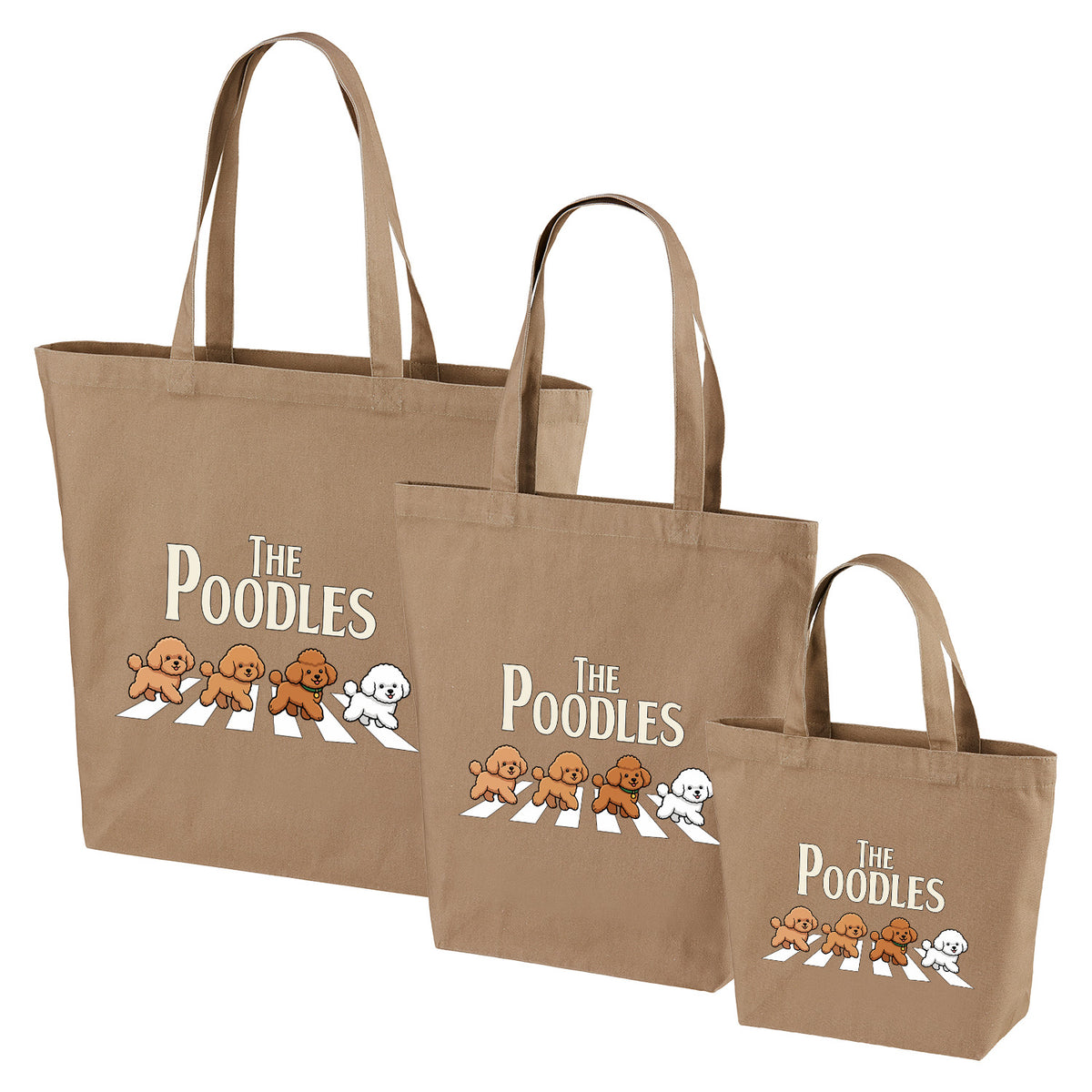 犬トート バッグ 犬 エコ バッグ THE POODLES