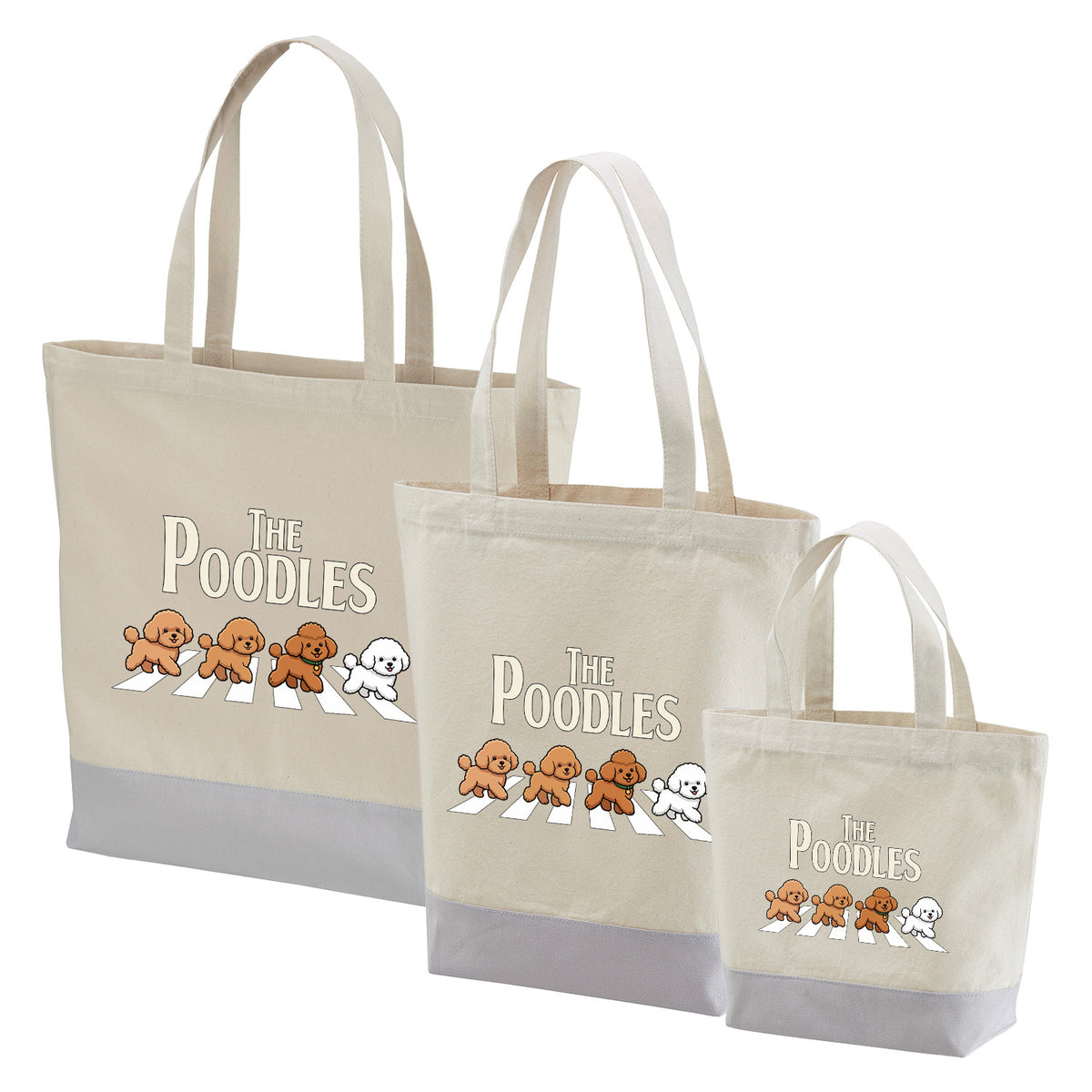 犬トート バッグ 犬 エコ バッグ THE POODLES