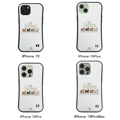 ケース いぬ 犬 イラスト  THE SHIBAS ケース iPhone8, SE2, SE3 ~ ケースiPhone17シリーズ