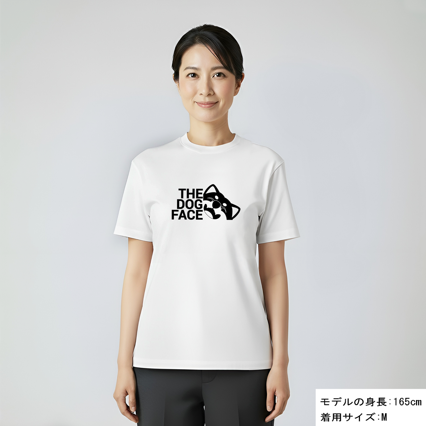 犬 tシャツ 犬イラスト 柴犬 THE DOG FACE｜アダルト&キッズサイズ
